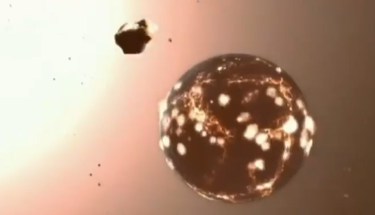 نحوه شکل گیری ماه چگونه است؟