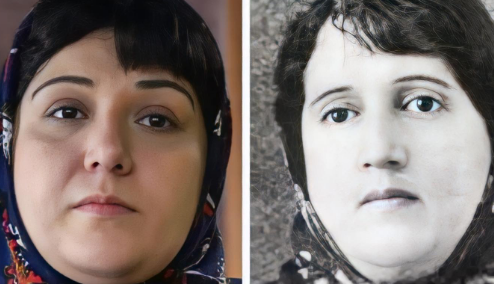 گریم و بازی باران کوثری در نقش «پروین اعتصامی»