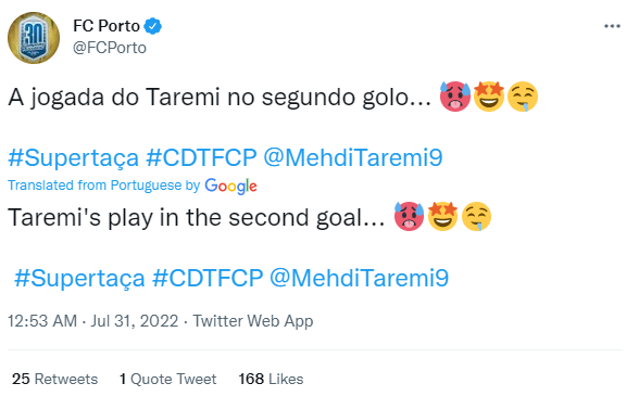 تکنیک طارمی پورتو را به وجد آورد / تعظیم پرتغالی‌ها مقابل ستاره ایران