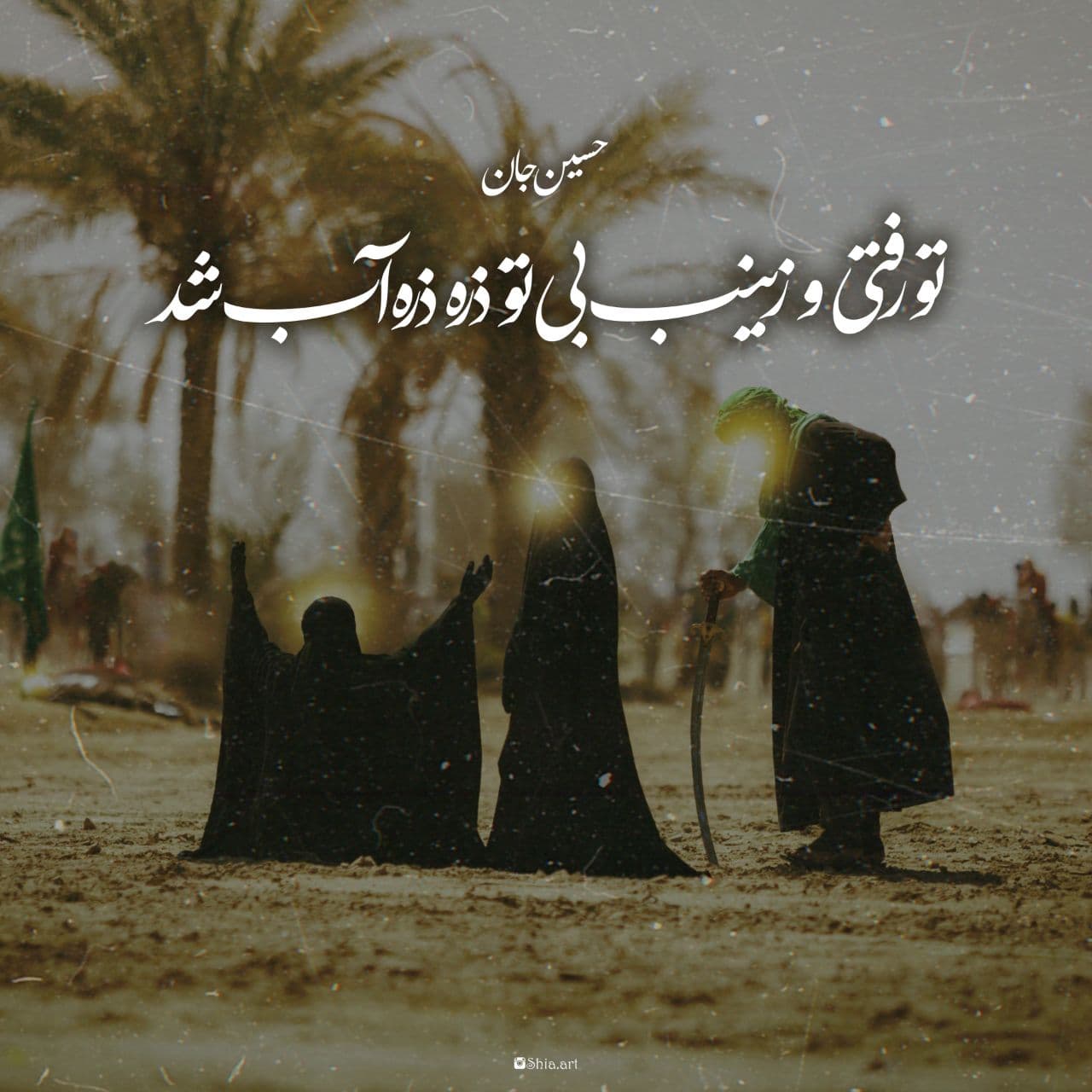 استوری/ زینب بی تو ذره ذره آب شد..!