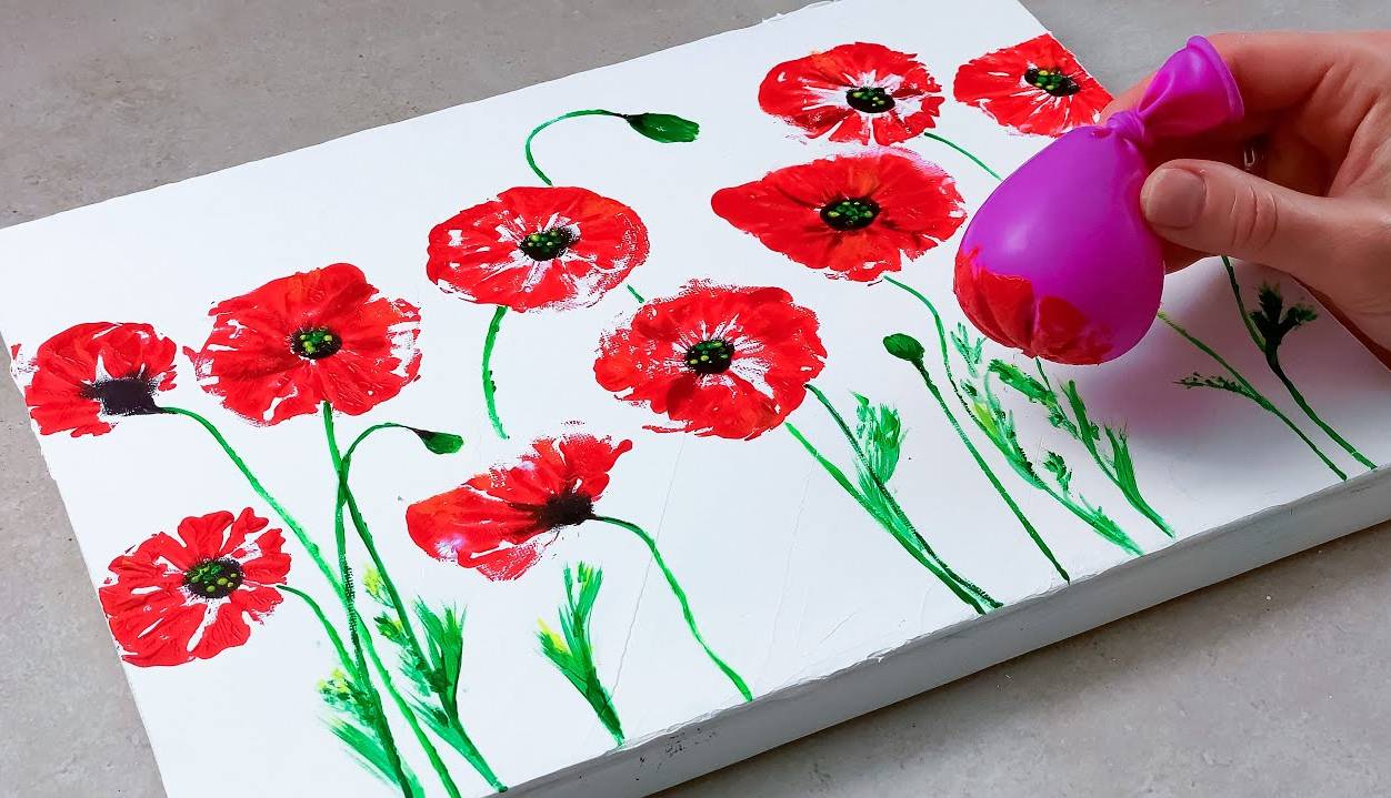 ترفندی جالب برای نقاشی کردن در خانه