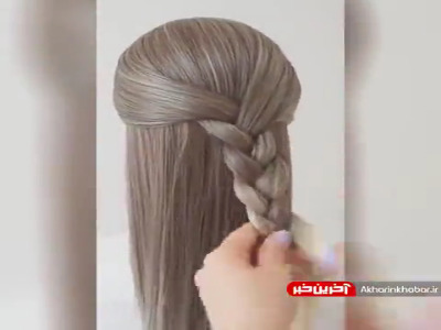 زیبا کردن موها با هنر بافت مو