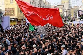 عزاداری اهوازی‌ها در دمای بالای ۵۰ درجه