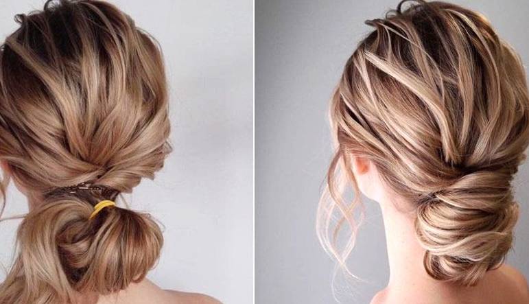 روشی سریع برای بستن موها