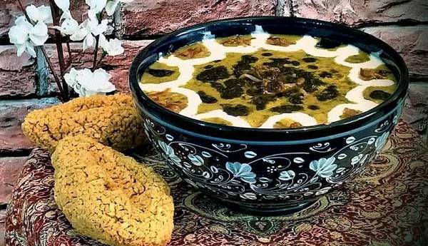 آش ترخینه لعاب دار به ساده ترین روش