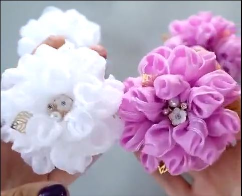 آموزش گلسازی با روبان