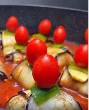 رسپی طبخ بقچه بادمجان