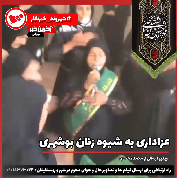 شهروندخبرنگار/ عزاداری به شیوه زنان بوشهری