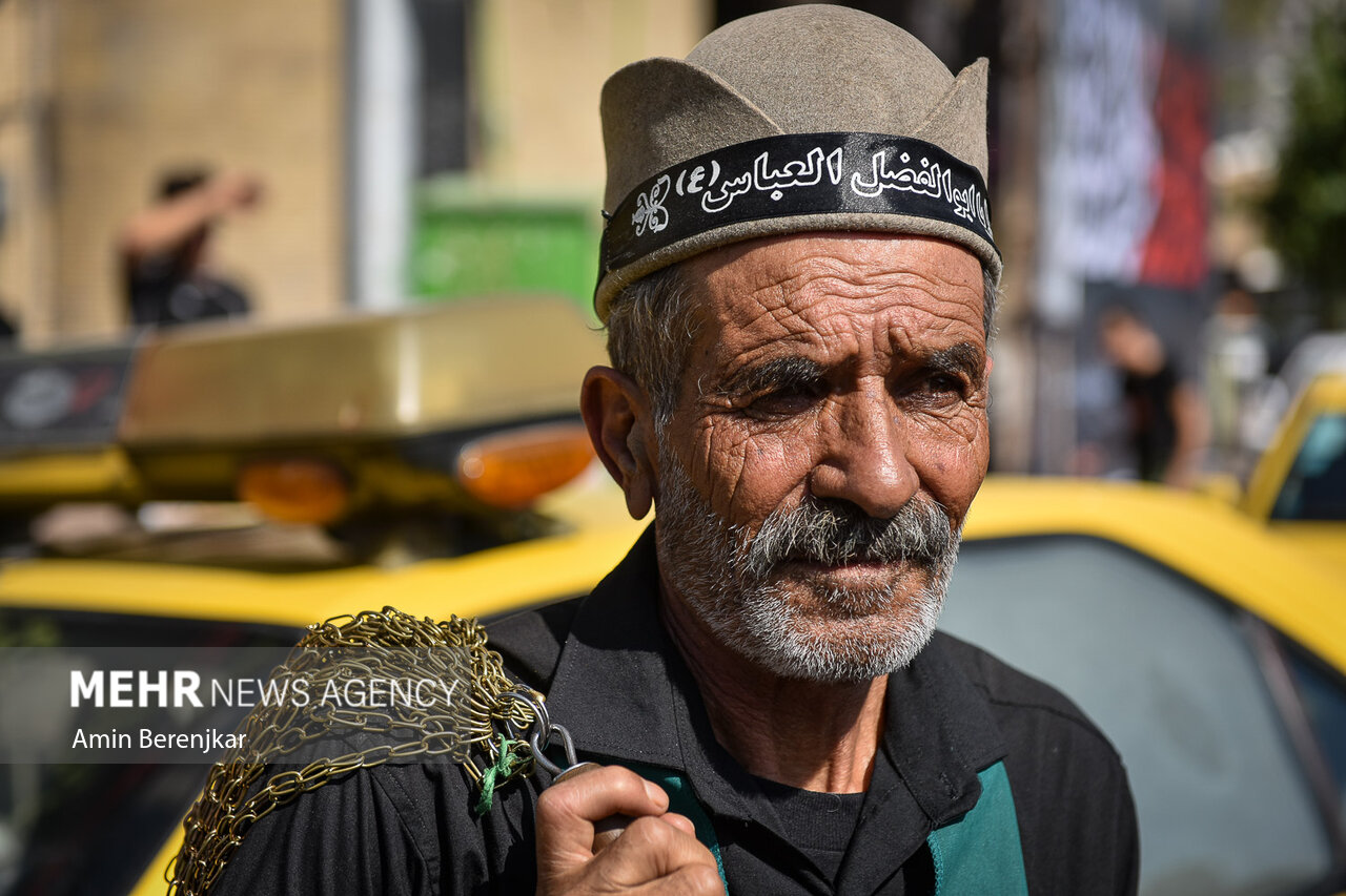 عکس/ عزاداری عشایر قشقایی شیراز در تاسوعای حسینی 