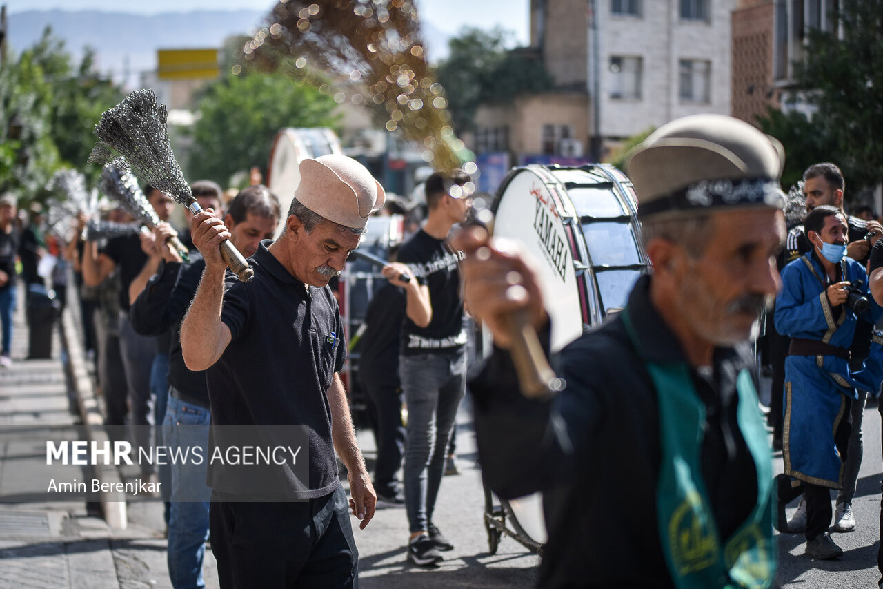 عکس/ عزاداری عشایر قشقایی شیراز در تاسوعای حسینی 