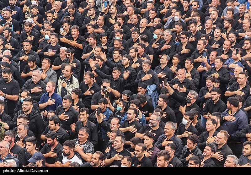عکس/ خیل عزاداران اردبیلی در روز تاسوعا