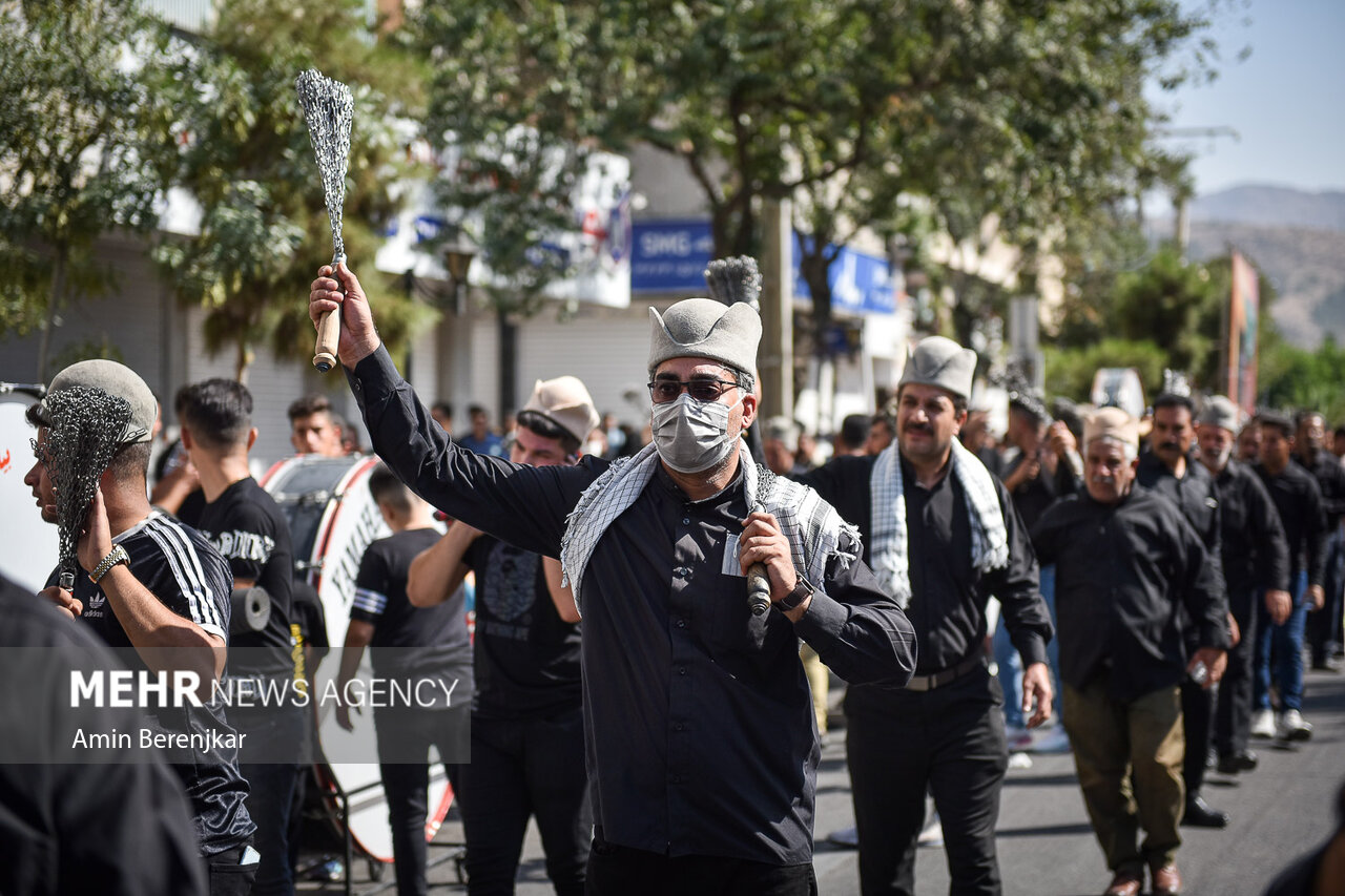عکس/ عزاداری عشایر قشقایی شیراز در تاسوعای حسینی 