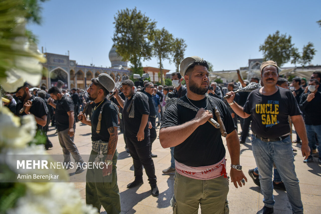 عکس/ عزاداری عشایر قشقایی شیراز در تاسوعای حسینی 