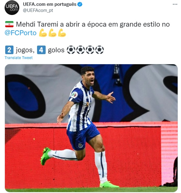 ستاره تیم ملی ایران یوفا را به وجد آورد