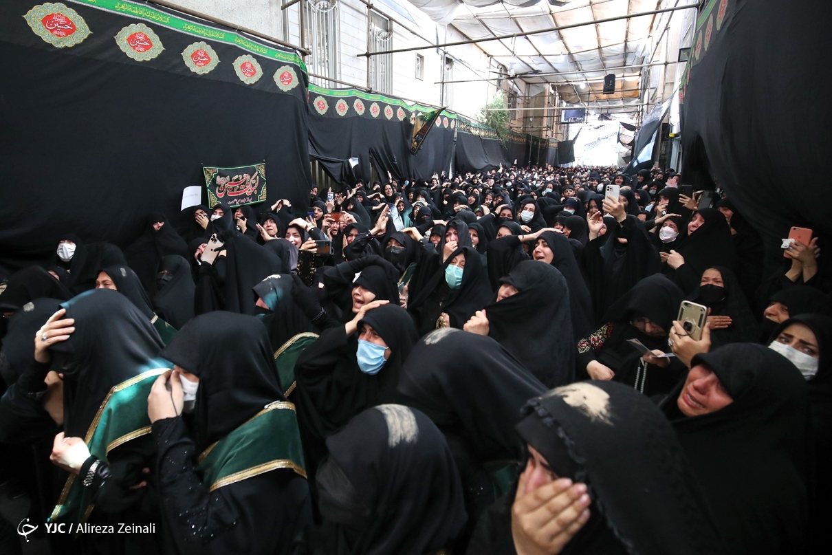 عکس/ مراسم عزاداری اباعبدالله در «خانه سیدها»