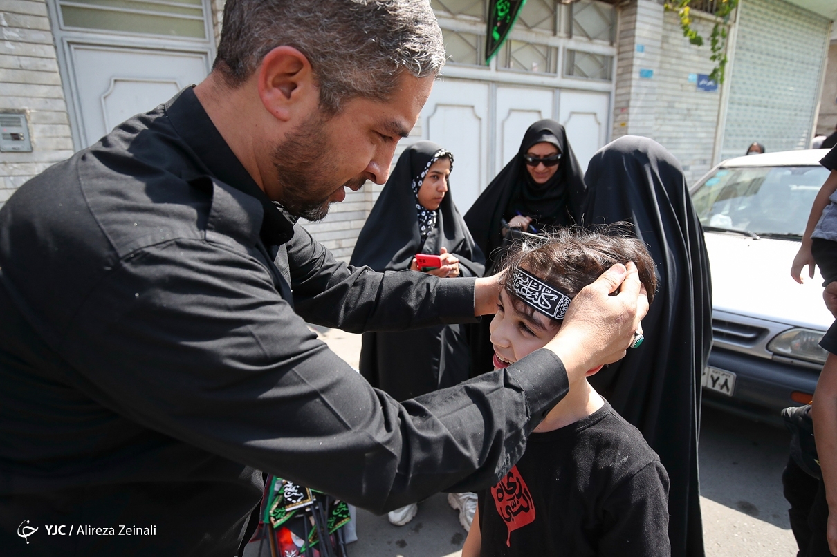 عکس/ مراسم عزاداری اباعبدالله در «خانه سیدها»