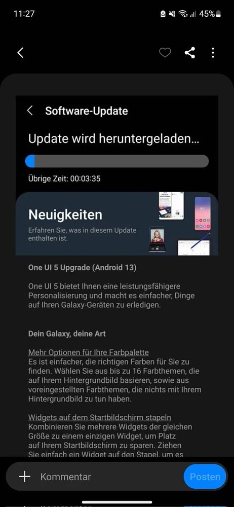 سامسونگ رسماً نسخه بتای One UI 5.0 را بر مبنای اندروید ۱۳ معرفی کرد
