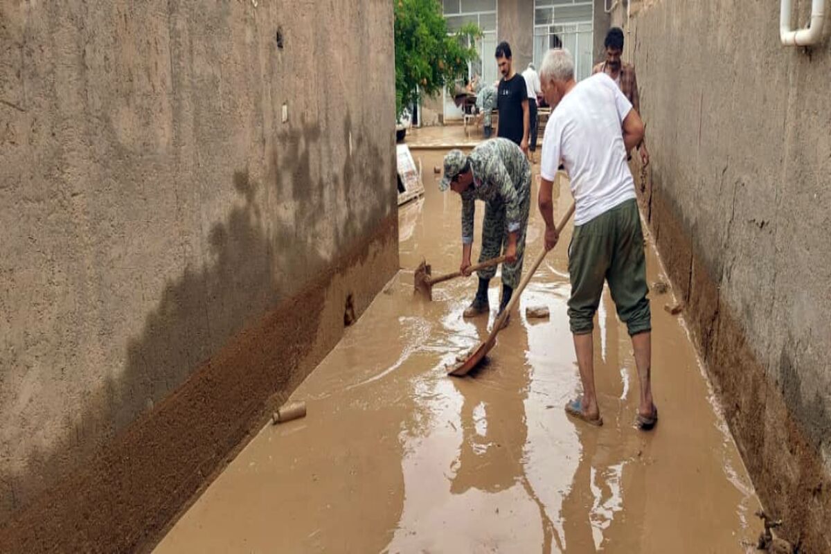 خسارت سیل به منطقه موگرمون بویراحمد