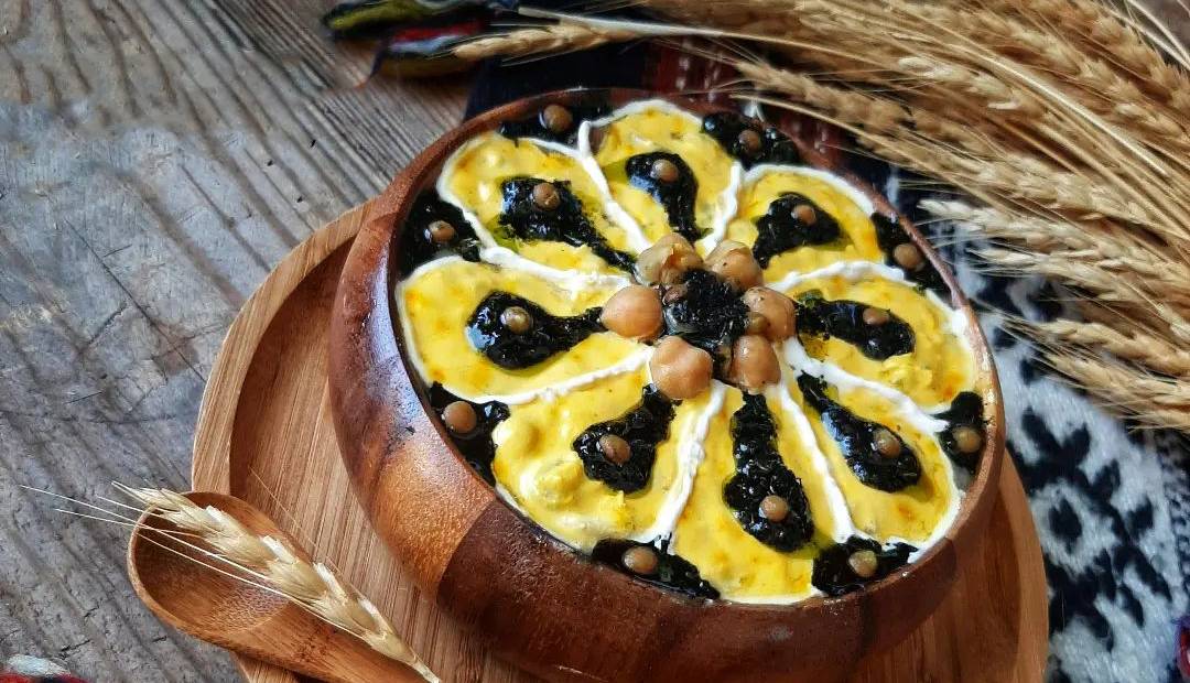 تزئین آش رشته نذری