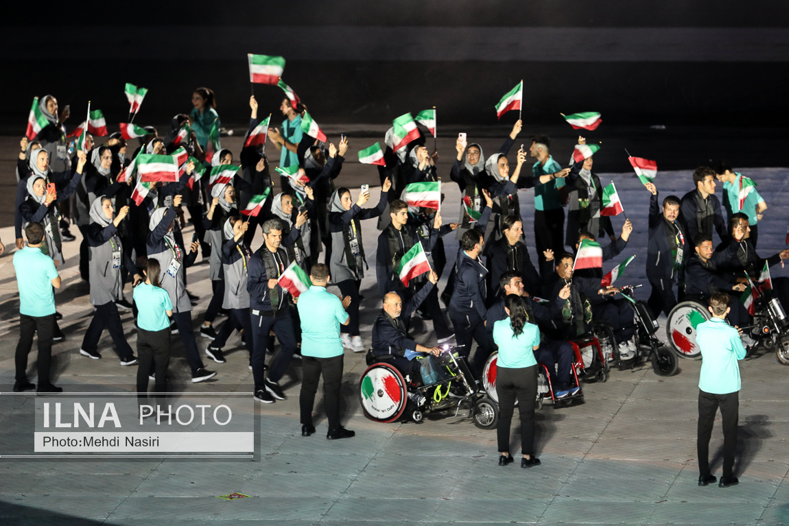 عکس/ کاروان ورزشکاران ایران در افتتاحیه بازی‌های کشورهای اسلامی در ترکیه