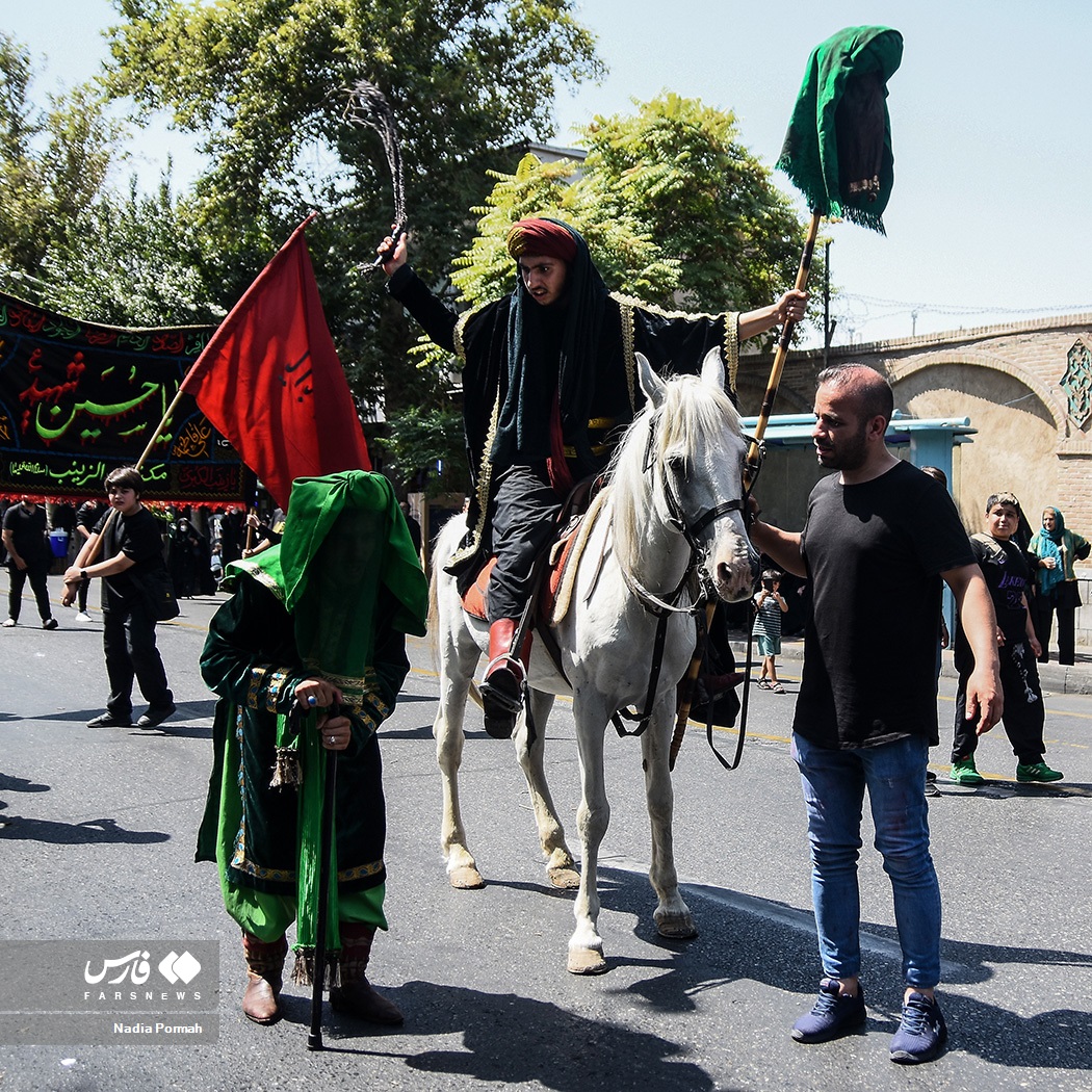 عکس/ حرکت نمادین کاروان طایفه بنی اسد