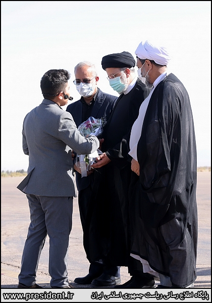 عکس/ ورود رئیس جمهور به استان کرمان