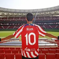 پیراهن شماره ۱۰ اتلتیکومادرید بر تن ایران!