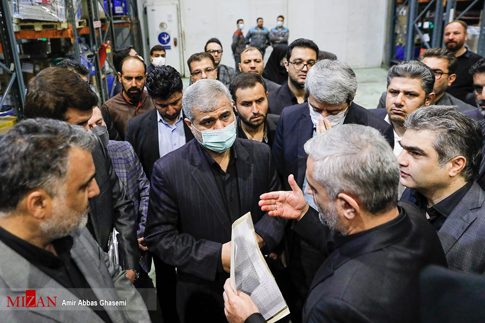عکس/ بازدید رئیس کل دادگستری تهران از انبارهای گمرک فرودگاه امام خمینی