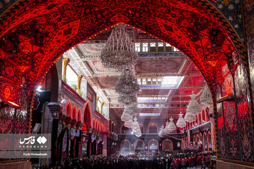 عکس/ مراسم عزاداری سوم امام حسین(ع) در کربلا