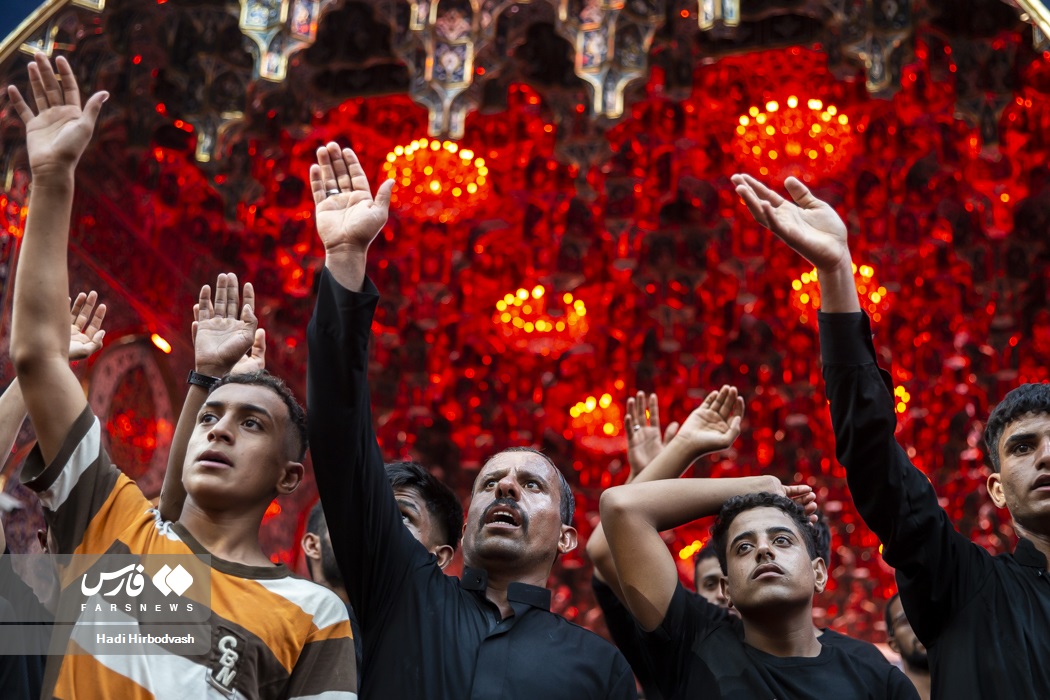عکس/ مراسم عزاداری سوم امام حسین(ع) در کربلا
