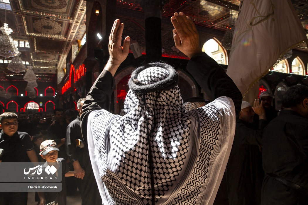 عکس/ مراسم عزاداری سوم امام حسین(ع) در کربلا