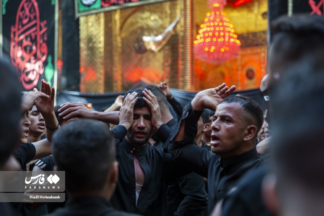 عکس/ مراسم عزاداری سوم امام حسین(ع) در کربلا