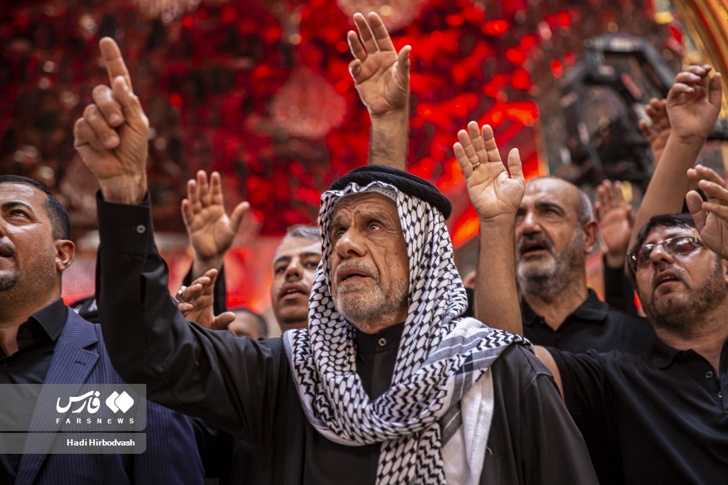 عکس/ مراسم عزاداری سوم امام حسین(ع) در کربلا