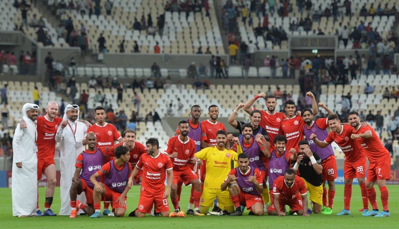 جشن صدرنشینی محبوب‌ترین تیم قطر با پاس گل و گلزنی مهرداد محمدی