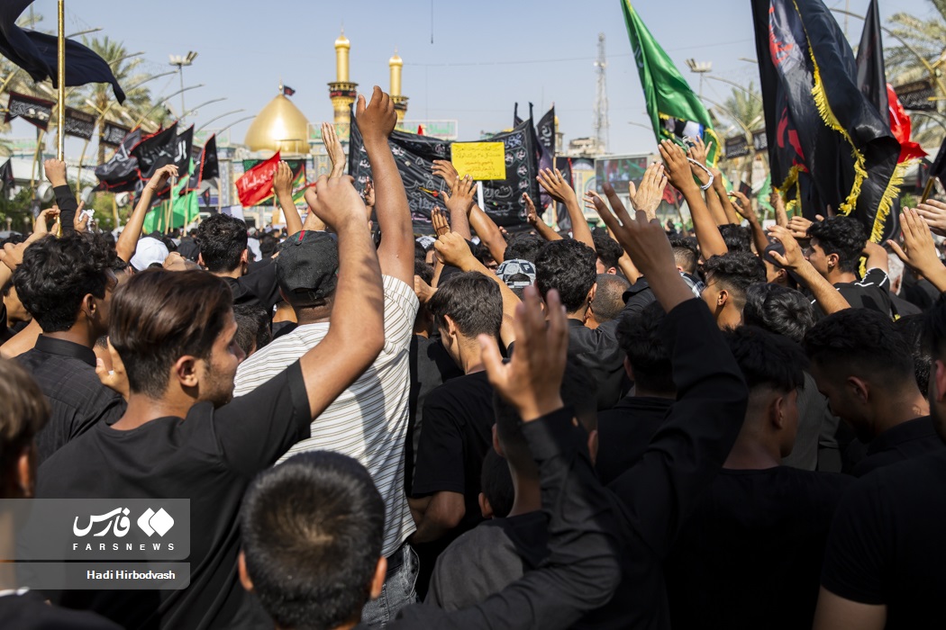 عکس/ مراسم عزاداری سوم امام حسین(ع) در کربلا