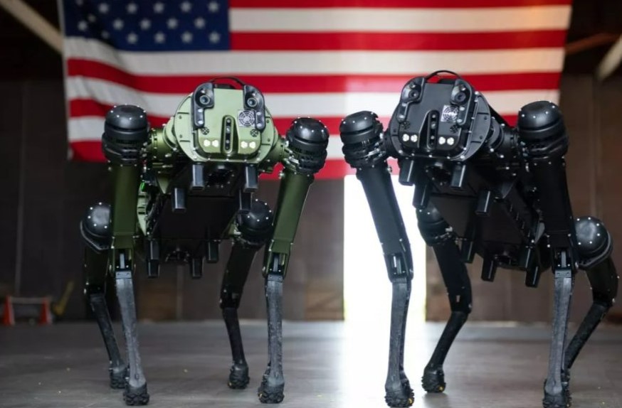 نیروی فضایی آمریکا از سگ‌های روباتیکی برای گشت‌زنی استفاده می‌کند