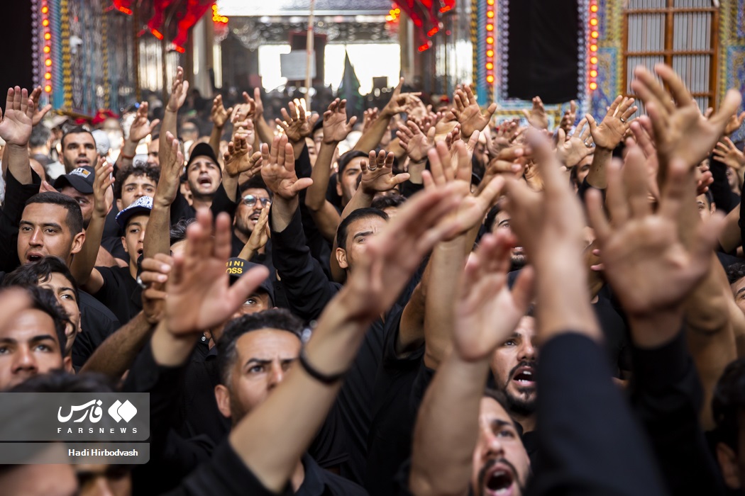 عکس/ مراسم عزاداری سوم امام حسین(ع) در کربلا