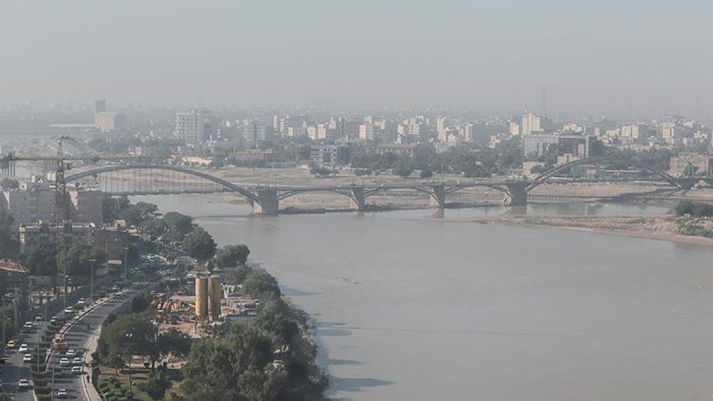 تصویری از آلودگی شهر اهواز