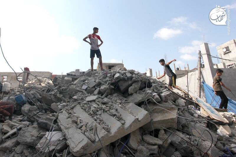 ویرانی‌های حاصل از حملات رژیم صهیونیستی به غزه