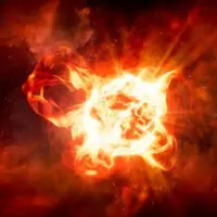 تصاویر شگفت‌انگیز از انفجار یک ستاره عظیم‌الجثه