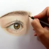 شاهکار نقاشی چشم