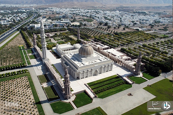 معماری زیبای مسجد جامع سلطان قابوس