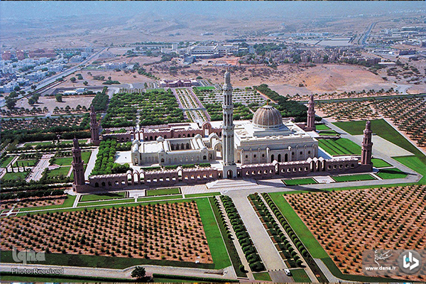 معماری زیبای مسجد جامع سلطان قابوس
