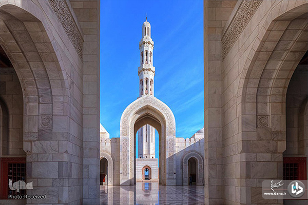 معماری زیبای مسجد جامع سلطان قابوس