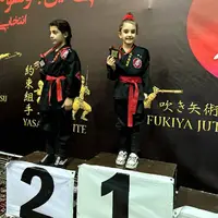 ۲ خردسال البرزی، قهرمان مسابقات کشوری نین‌جوتسو