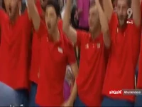 اهدای مدال طلا به ملی‌پوشان والیبال ایران