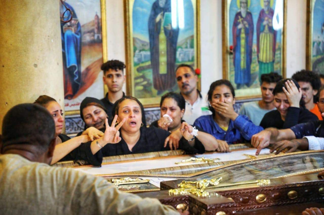 مادر سه قلوها، قربانیان حادثه حریق کلیسا در مصر