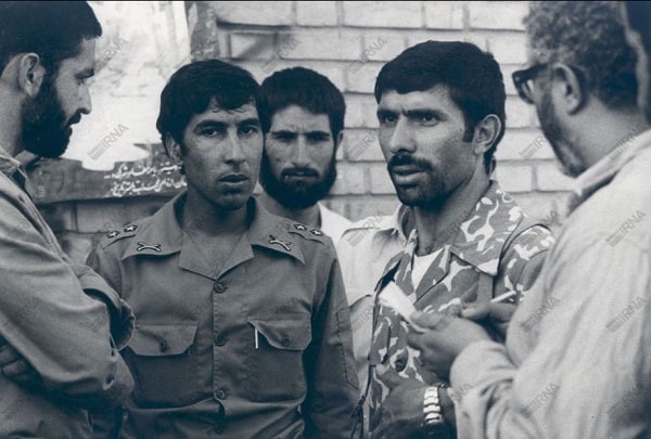 شهید علی صیاد شیرازی در جبهه غرب