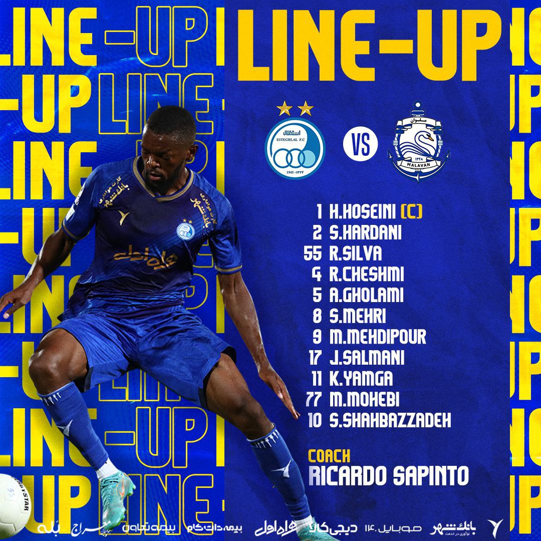 ترکیب استقلال در دیدار با ملوان مشخص شد ترکیب استقلال در دیدار با ملوان مشخص شد
