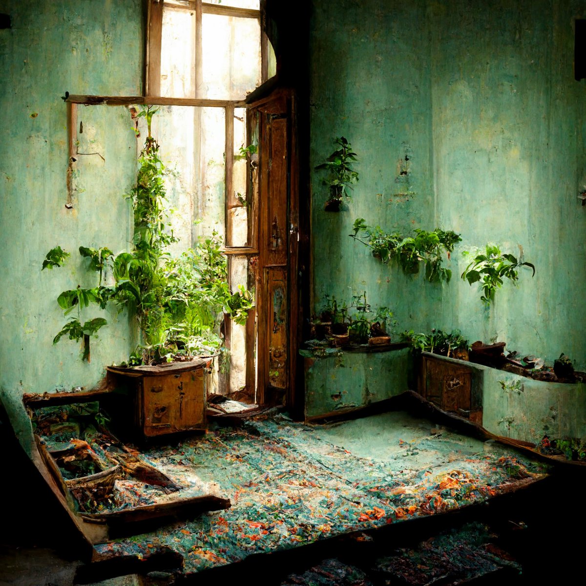 خانه ای متروک در شمال ایران